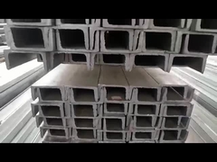 Profil Stainless Steel Canai Panas SS304 316 Saluran Bentuk U Tersedia